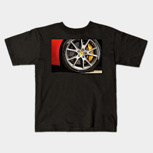 Ferrari Alloy Wheel Kids T-Shirt